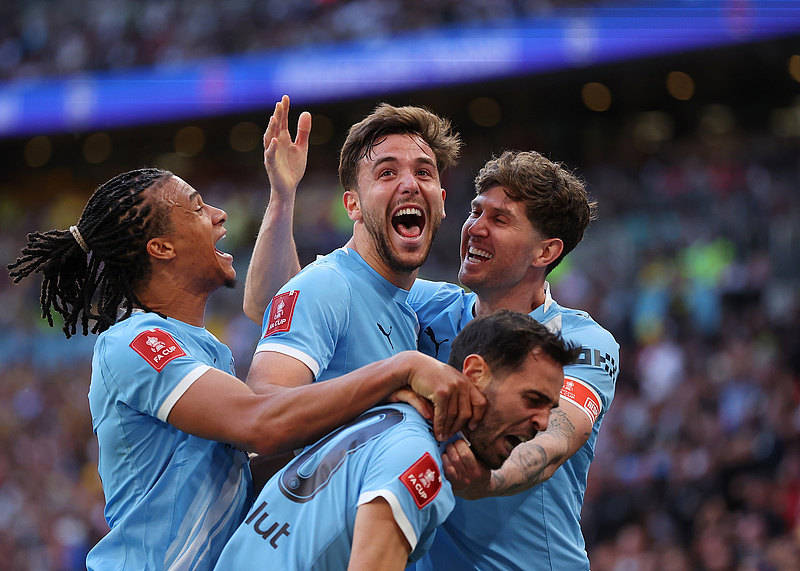 曼城成首支连续四年进足总杯决赛球队